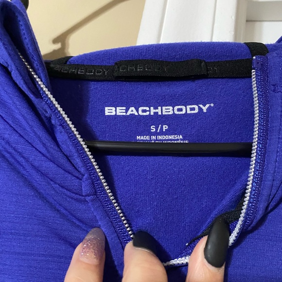 Blue Team Beachbody Hooded Full Zip Jacket - Picture 5 of 7